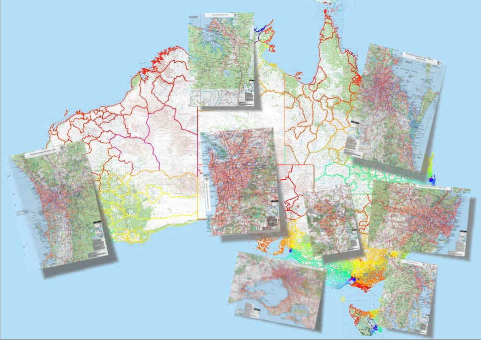 for mig reservedele fredelig Australian Capital Cities Searchable Map Small Business Limited License -  MapMakers Australia